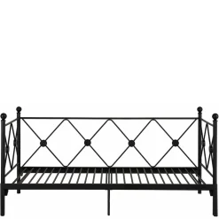 Metallbett zum Ausziehen im Vintage Look - Vrony