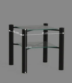 Metall-Doppelbett Looks in Schwarz (dreiteilig)