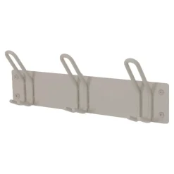 Metall-Garderobe mit Pulverbeschichtung in Taupe - Borad