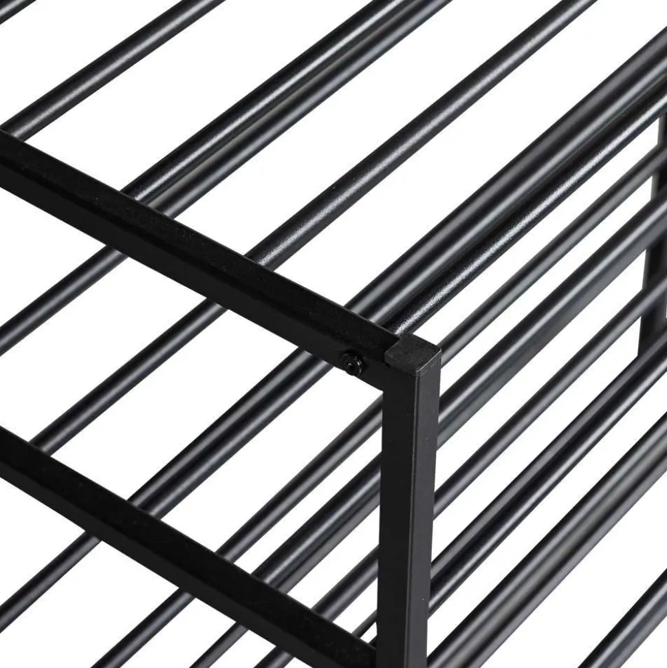 Metallregal mit acht Schuhgittern - Top