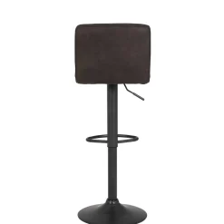 Microfaser Barstuhl in Schlammfarben - Cervasius (2er Set)