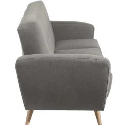 Microfaser Bettcouch mit drei Sitzplätzen - Durencas