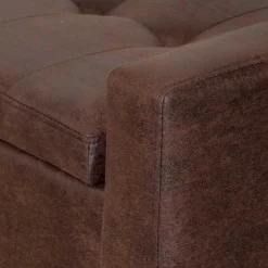 Microfaser Polsterbank mit Hirsch Kopf - Miley