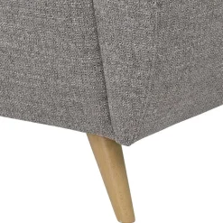 Microfaser Schlafcouch in Grau und Buche - Durencas