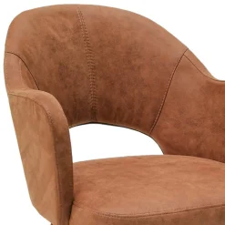 Microfaserstuhl mit Armlehnen - Oseidon