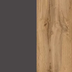 Midischrank fürs Bad in Grau matt & Wildeiche - Jambi