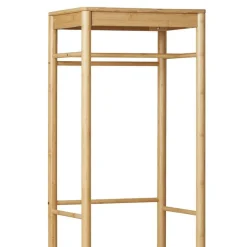 Minimalistische Garderobe aus Bambus - Saridio