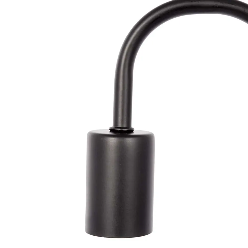 Minimalistische Tischlampe in Schwarz & Natur - Dave