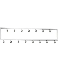 Minimalistische Wandgarderobe mit 15 Kleiderhaken - Mialan