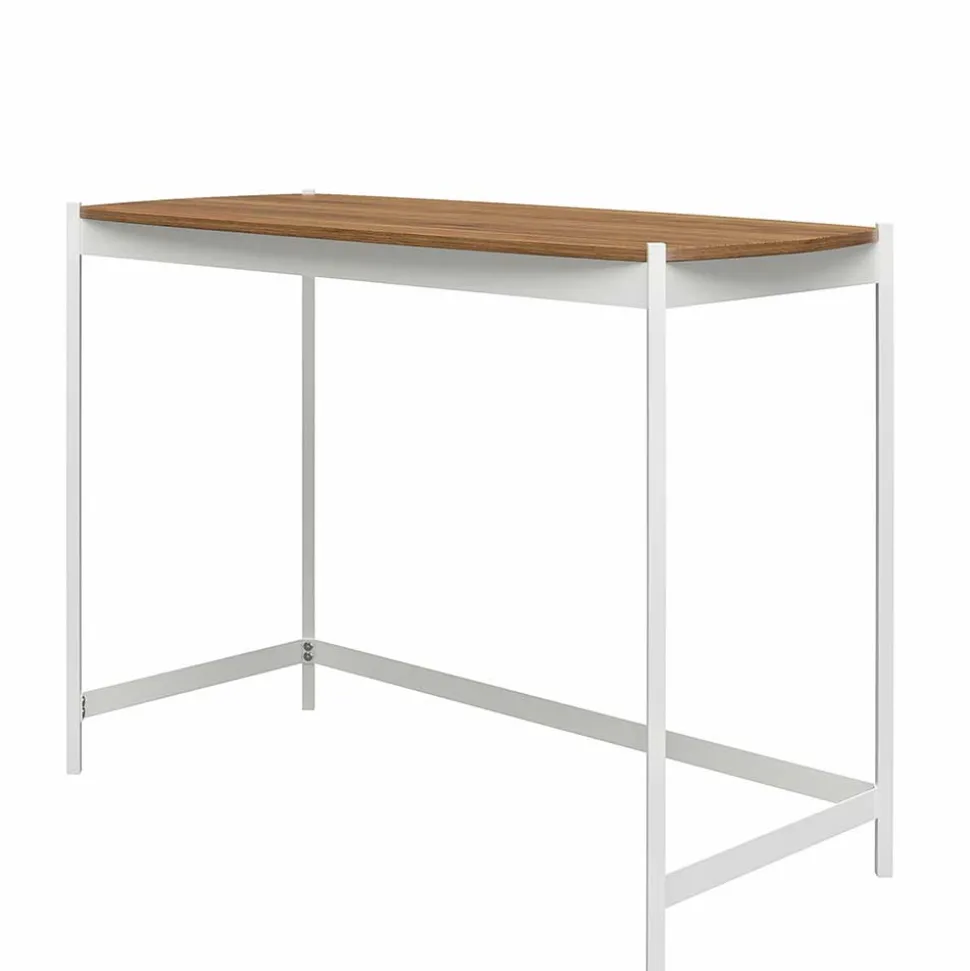 Minimalistischer Schreibtisch in Walnuss Optik - Zyreano