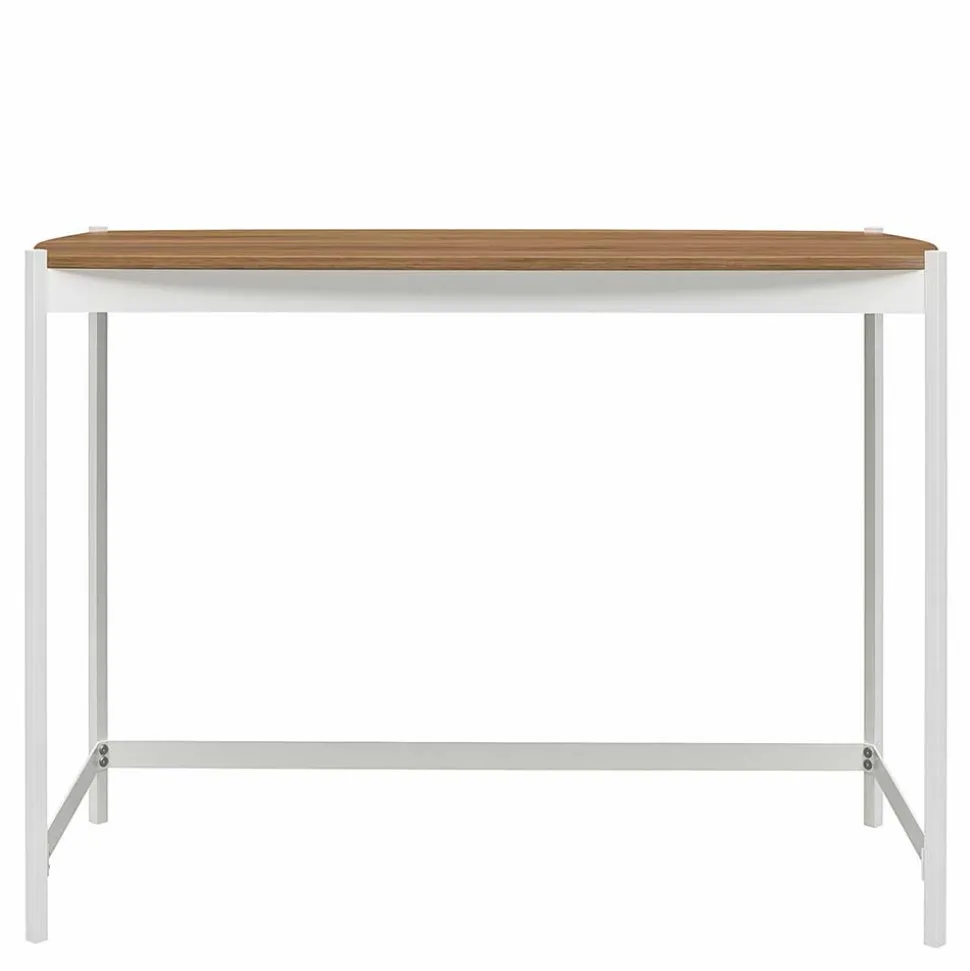 Minimalistischer Schreibtisch in Walnuss Optik - Zyreano