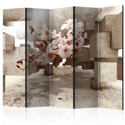 Mobiler Raumteiler aus Leinwand - Lasalinas