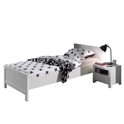 Modern Country Kinderbett in Weiß - Ellen