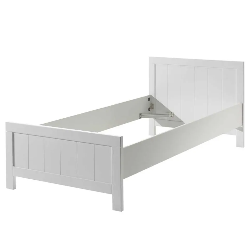 Modern Country Kinderbett in Weiß - Ellen