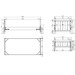 Modern Country Kinderzimmer in Weiß - Ellen (vierteilig)