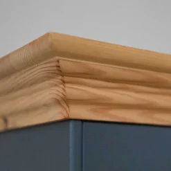 Modern Country Kommode in Grau & Kiefer - Eromsia