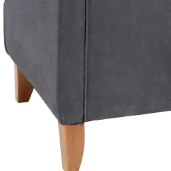 Modern Country Ohrensessel in Anthrazit - Anram