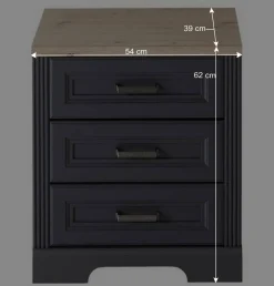 Modern Country Rollcontainer 54x62x39 cm - Joe