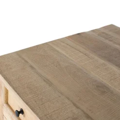 Modern Country Schreibtisch mit Lamellentüren - Muray