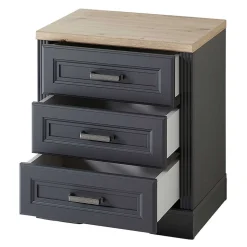 Modern Country Schreibtisch & Rollcontainer - Joe (zweiteilig)