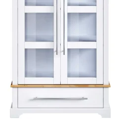 Modern Country Vitrinenschrank zweifarbig - Eyzaco