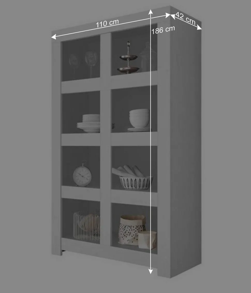 Moderne Anbauwand Möbel Kombi - Mikes (dreiteilig)