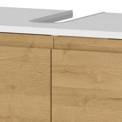 Moderne Badmöbel zweifarbig - Aspariavo (dreiteilig)