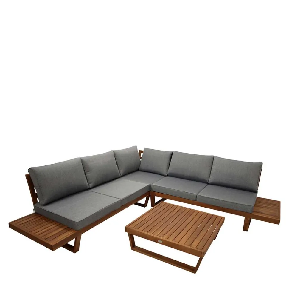 Moderne Garten Lounge mit Tisch - Ladosta (vierteilig)