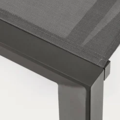 Moderne Gartenliege in Dunkelgrau - Babet