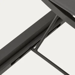 Moderne Gartenliege in Dunkelgrau - Babet