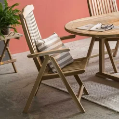 Moderne Gartensitzgruppe aus Teak Massivholz - Klahuma (fünfteilig)