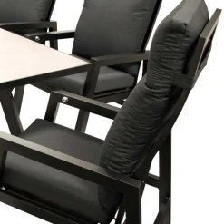 Moderne Gartenstühle aus Aluminium - Ashly (2er Set)