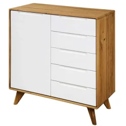 Moderne Kommode mit fünf Schubladen & Tür - Diesta I