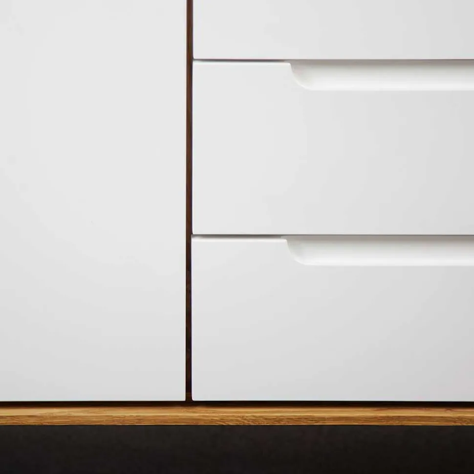 Moderne Kommode mit fünf Schubladen & Tür - Diesta I