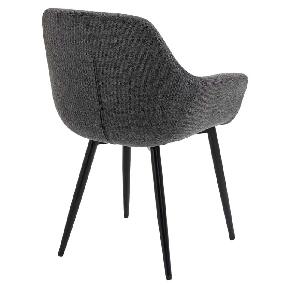 Moderne Polsterstühle mit Armlehnen - Salottivo (2er Set)