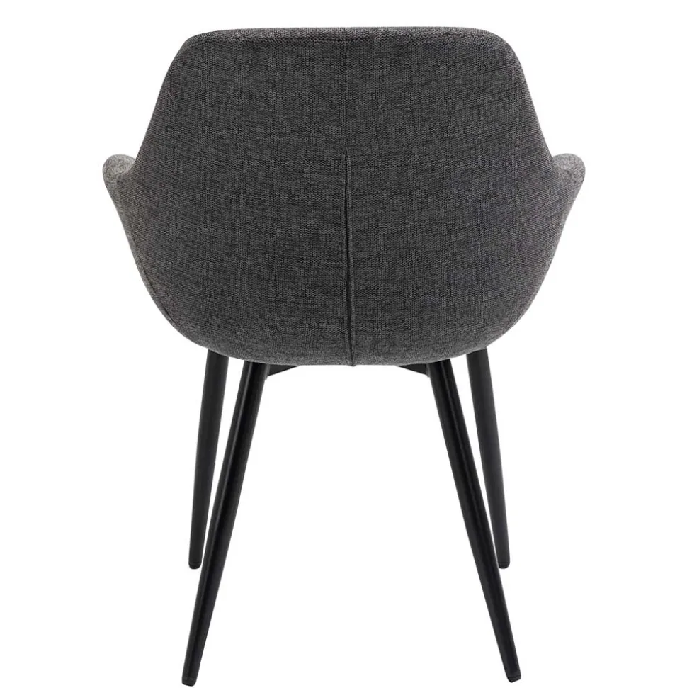 Moderne Polsterstühle mit Armlehnen - Salottivo (2er Set)