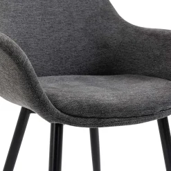 Moderne Polsterstühle mit Armlehnen - Salottivo (2er Set)