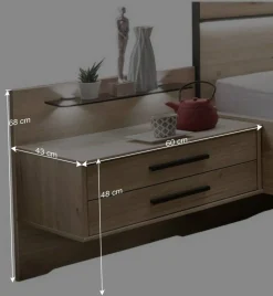 Moderne Schlafzimmermöbel Kombi - Licruva (vierteilig)