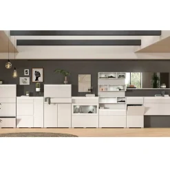 Moderne Schuh-Kombikommode in Weiß - Dany