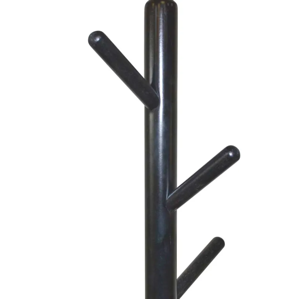 Moderne Standgarderobe in Schwarz aus Buche - Imano