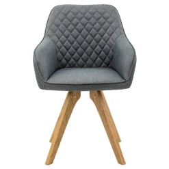 Moderne Tischgruppe mit Armlehnstühlen - Glamoure (fünfteilig)