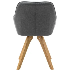 Moderne Tischgruppe mit Armlehnstühlen - Glamoure (fünfteilig)