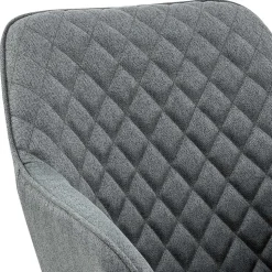 Moderne Tischgruppe mit Armlehnstühlen - Glamoure (fünfteilig)