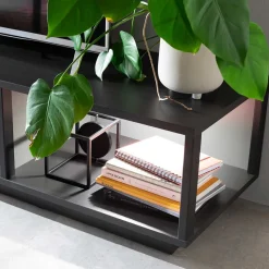 Moderne TV Anbauwand in Grau - Ridona (zweiteilig)