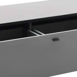 Moderne TV Anbauwand in Grau - Ridona (zweiteilig)