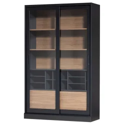 Moderne Vitrine mit Glas Schiebetüren - Susanne