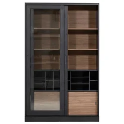 Moderne Vitrine mit Glas Schiebetüren - Susanne