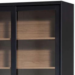 Moderne Vitrine mit Glas Schiebetüren - Susanne