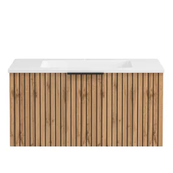 Moderne Waschkonsole mit Einlassbecken - Crystoga