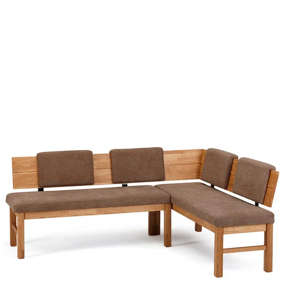 Moderne Wildeiche Eckbank mit Polsterung - Virds